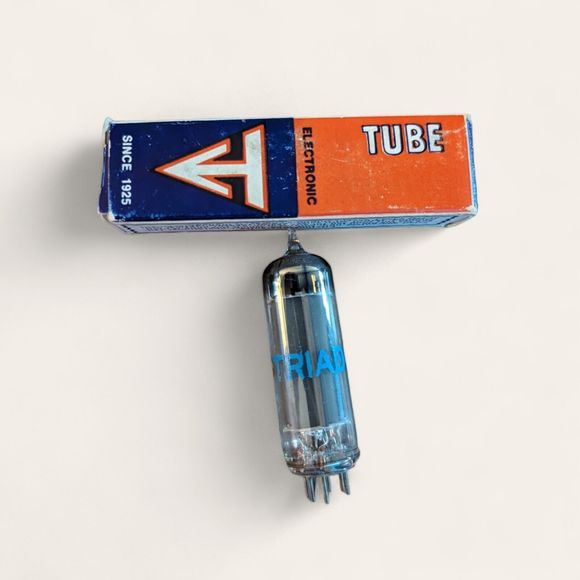 Vacuum Tube 6AS5 Triad Ham Radio Electron Tube Vintage Amplifier New In Box - Picture 1 of 6
